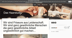 Desktop Screenshot of das-haarstudio.de